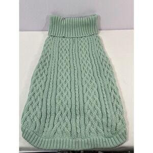 Boots‎ & Barkley TURTLENECK CABLE DOG SWEATER  Size L